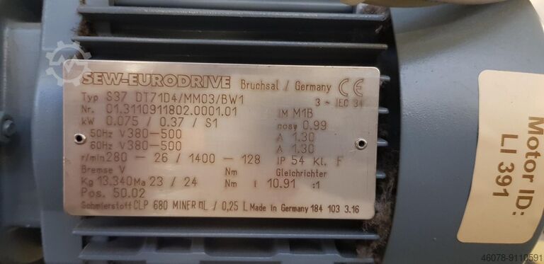 Gurtförderer Steigband Förderband Gurtband Lippert GF 6330-650-500