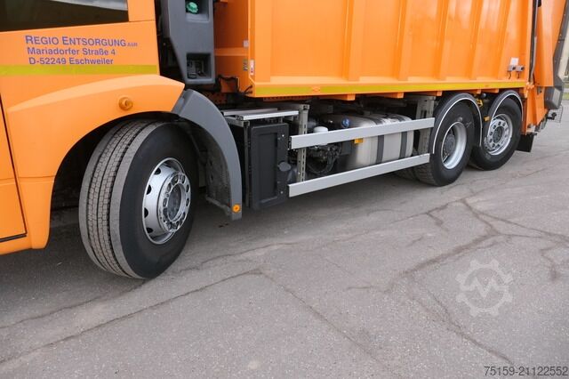 Müllwagen mercedes-benz 2635 NGE-L62N Econic Aufbau Zöller Medium Lenkachse KLIMA