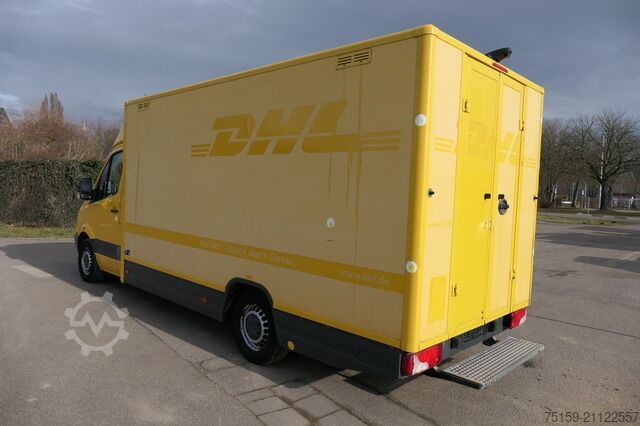 Box van mercedes-benz SPRINTER 310 CDI MAXI EURO-5 KOFFER REGALE KAMERA DURCHGANG