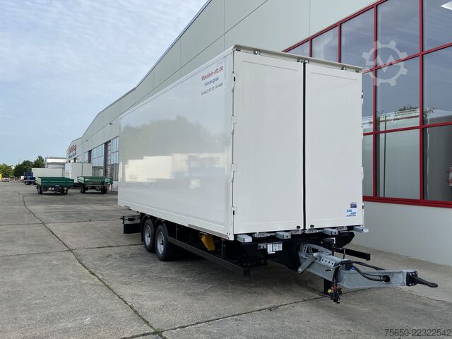 Box trailer Möslein TKO 105 D 6m  weiß  Tandem- Koffer, Durchladbar, -- Neufahrzeug --