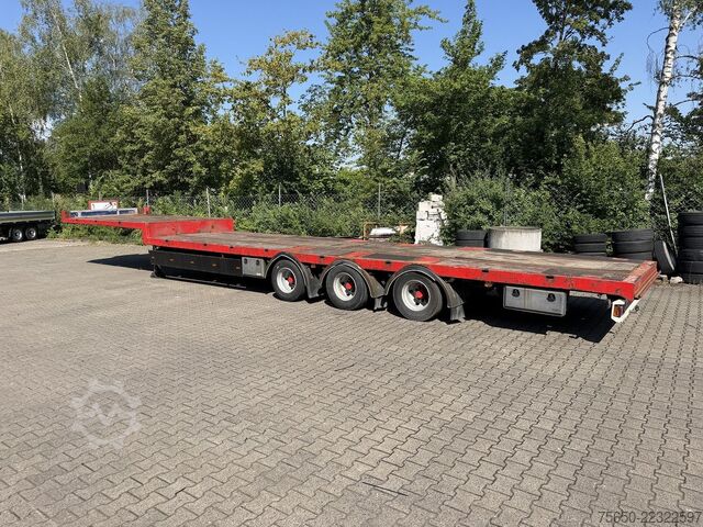 Low loader semitrailer  3 Achs  3 Achs Satteltieflader