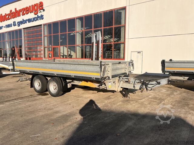 Kippanhänger Möslein TDS 13 Schwebheim  13 t Tandemkipper- Tieflader