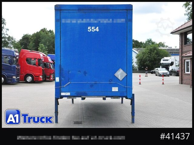 Swap body with flatbed & tarp KRONE Wechselbrücke Jumbo BDF 7,82, Code XL,
