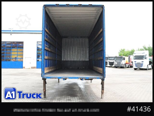 Swap body with flatbed & tarp KRONE Wechselbrücke Jumbo BDF 7,82, Code XL,