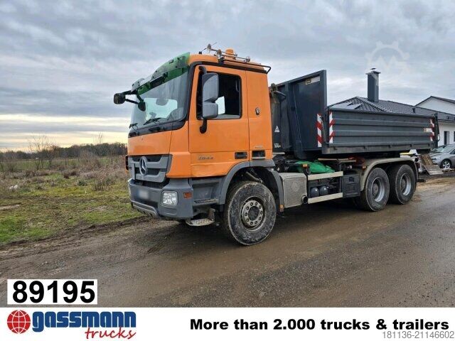 Roll-off tipper truck Mercedes-Benz Actros 2644 LK 6x4