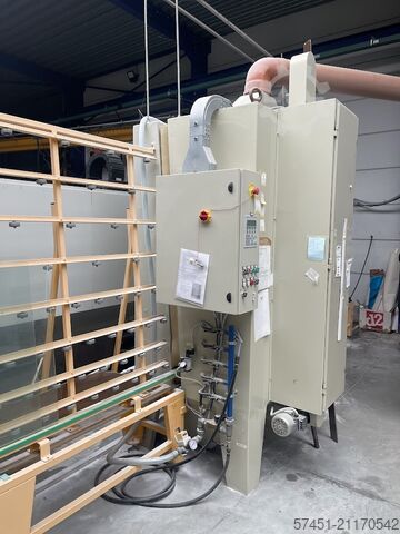 Vertikale Glas-Sandstrahlmaschine FP ALFEMA SVA 1400 OT