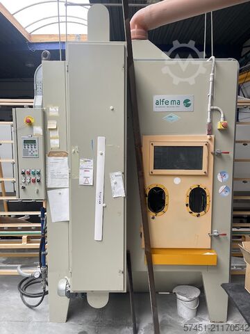 Vertikale Glas-Sandstrahlmaschine FP ALFEMA SVA 1400 OT
