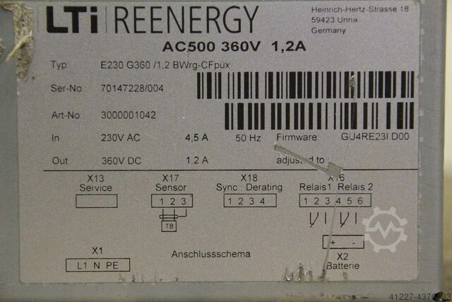 Frequenzumrichter LTi E230 G360 /1,2 BWrg-CFpux