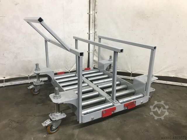 Batterie Wechselgestell, Transportgestell, Lagergestell für Staplerbatterie, Batteriewechselwagen, B WELUX 2.5 WS2-RR-2-300