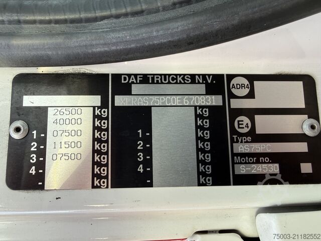 LKW mit Pritsche (offen) Daf CF310 6X2 Palfinger PK 12000