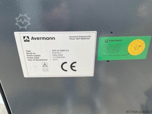 Screw press Avermann SSP 80 SIMPLEX