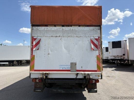 Flatbed truck with tarp MERCEDES-BENZ ATEGO  1224, KLIMA