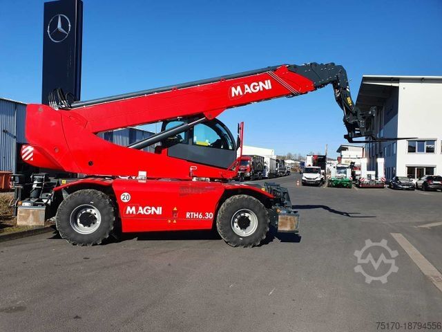 Telehandler MAGNI Magni RTH 6.30 Roto + Funk + Klima / nur 119h!