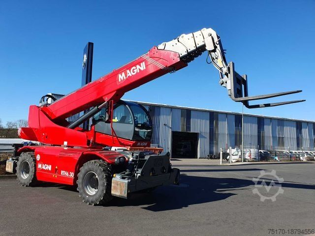 Telehandler MAGNI Magni RTH 6.30 Roto + Funk + Klima / nur 119h!