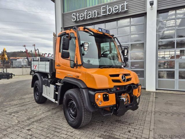 Dreiseitenkipper LKW MERCEDES-BENZ Unimog U423 4x4 Hydrostat Zapfwelle