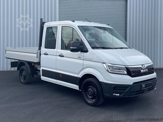Pritschenwagen MAN TGE 3.180 Pritsche DOKA MR 4x4 ACC LED DIFF-SPER