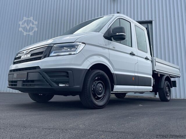Pritschenwagen MAN TGE 3.180 Pritsche DOKA MR 4x4 ACC LED DIFF-SPER