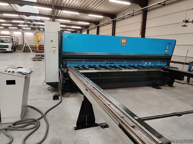 Hydraulic guillotine shears Haco PSX 4100 x 6 mm CNC