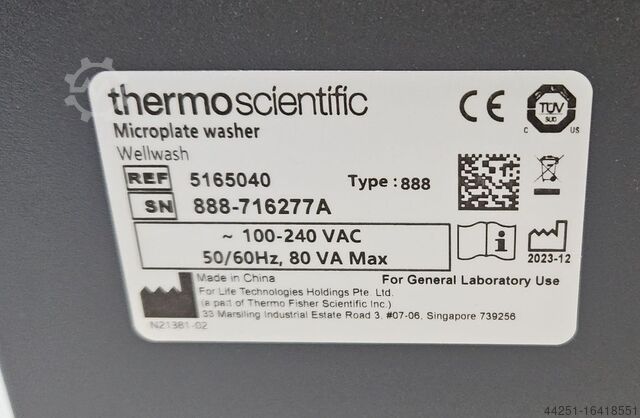 Microtiter plate washer Thermo Fisher Scientific 888