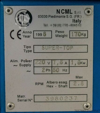 Ercolina Top Bender Ercolina Top Bender TB100