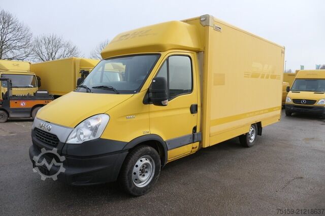 Transporter mit Koffer iveco Daily 35 S11 C30C AUTOMATIK KAMERA MAXI KAMERA Regale LUFT - EURO 5 - CoC