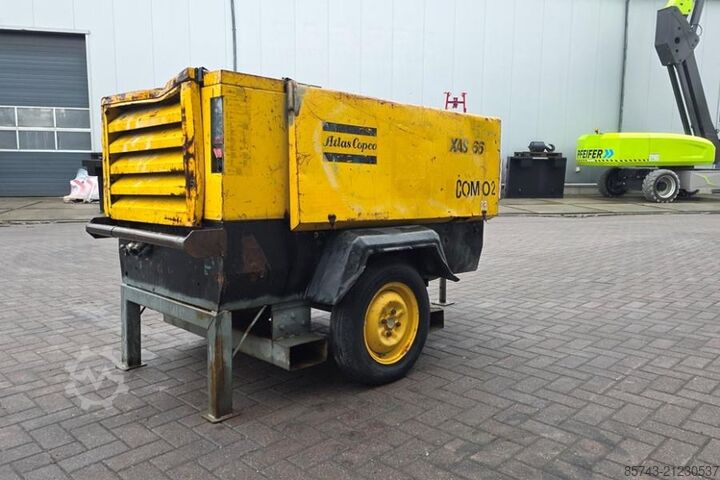 Verdichter Atlas Copco XAS66 As-Is, Diesel, Volume flow: ± 3,4 – 3,7 m³/m