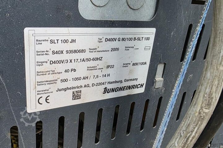 Gabelstapler Jungheinrich EFG535 Electric, Lifting Height 4700mm, Freelift 1