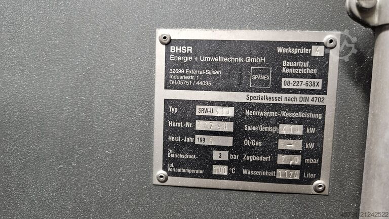 Heizungsanlage Spänex SRU-U410