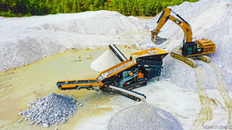 Raupenmobiles Grobsieb FABO Tracked Screen Mobile Screening Plant FTB-1550