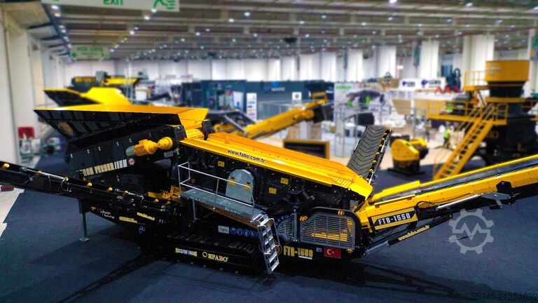 Raupenmobiles Grobsieb FABO Tracked Screen Mobile Screening Plant FTB-1550