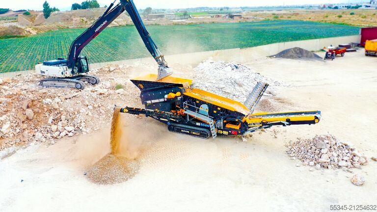 Raupenmobiles Grobsieb FABO Tracked Screen Mobile Screening Plant FTB-1550