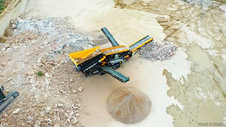 Raupenmobiles Grobsieb FABO Tracked Screen Mobile Screening Plant FTB-1550