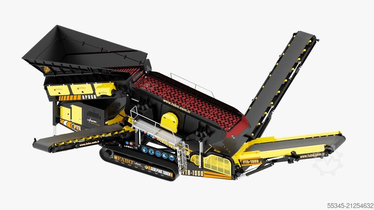 Raupenmobiles Grobsieb FABO Tracked Screen Mobile Screening Plant FTB-1550