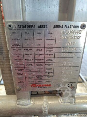 Aerial platform Faraone ELEVAH 40 MOVE