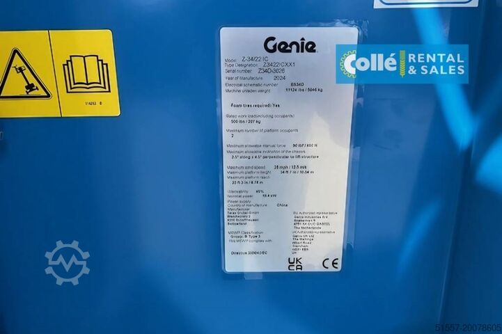 Gelenkteleskoparbeitsbühne Genie Z-34/22 IC | 2024
