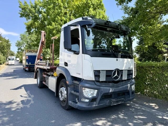 Seitenladersystem Mercedes-Benz Antos 1835 /Absetzkipper Meiller AK 12MT/Eu6/ 2...