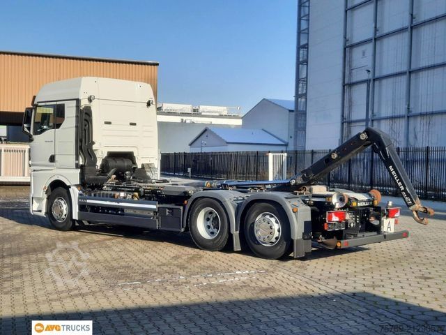 Abrollkipper MAN 26.430 TGX 6X2-4 GM Meiller Funk Lenkachse
