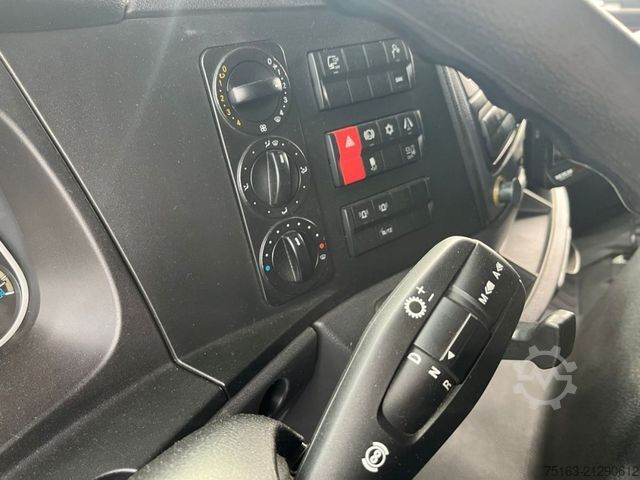 Flatbed truck MERCEDES-BENZ Atego 1221 L Pritsche Kran Palf. PK 4200 Funk