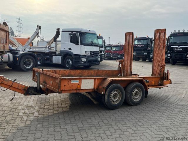 Low loader trailer BLOMENRÖHR Tandemtieflader 441/3500 Tiefladeranhänger Rampe