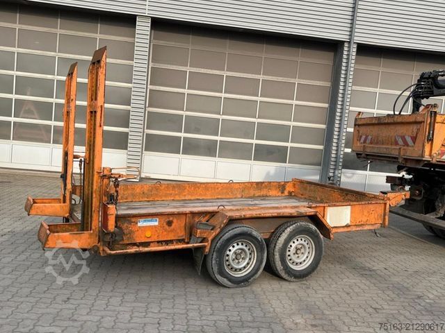 Low loader trailer BLOMENRÖHR Tandemtieflader 441/3500 Tiefladeranhänger Rampe