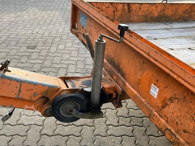 Low loader trailer BLOMENRÖHR Tandemtieflader 441/3500 Tiefladeranhänger Rampe