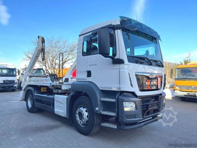 Skip truck MAN TG-S 18.430 4x2 BL Absetzkipper Meiller, Funk