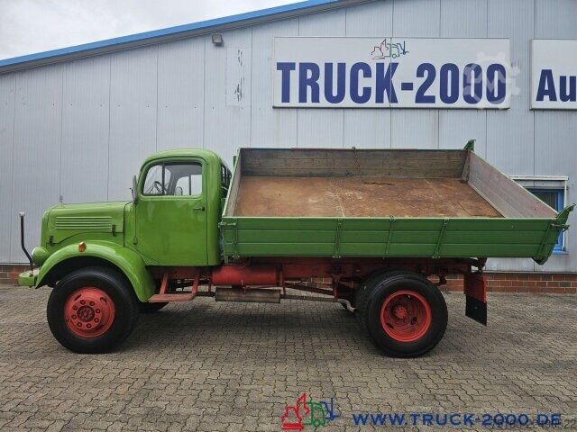 Transporter mit Kipper Mercedes-Benz LA 312 4x4 Meiller 3Seiten Kipper zGG. 7.000Kg.