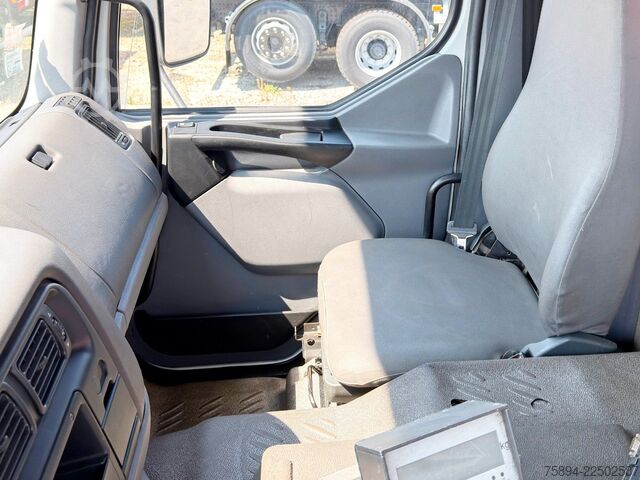 Roll-off tipper truck RENAULT KERAX 370 DCI * ABROLLKIPPER 4,85 m * KRAN * 6x4