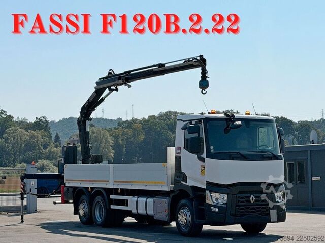 Autokran RENAULT T 380 * FASSI F120B.2.22 + FUNK * TOPZUSTAND !