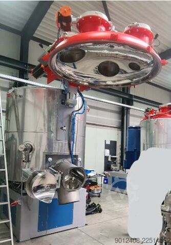 Complete plant hot-cold mixer Mixaco, AZO, Kahl, Kreyenborg Gesamtanlage Heiß - Kalt Mischer