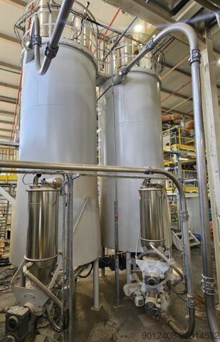 Complete plant hot-cold mixer Mixaco, AZO, Kahl, Kreyenborg Gesamtanlage Heiß - Kalt Mischer
