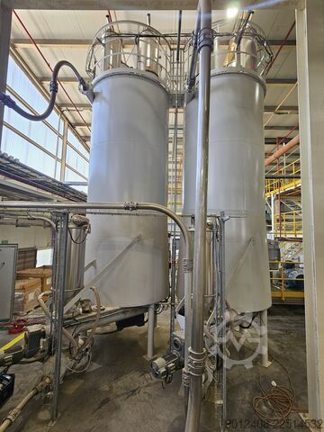 Complete plant hot-cold mixer Mixaco, AZO, Kahl, Kreyenborg Gesamtanlage Heiß - Kalt Mischer