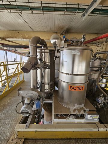 Complete plant hot-cold mixer Mixaco, AZO, Kahl, Kreyenborg Gesamtanlage Heiß - Kalt Mischer