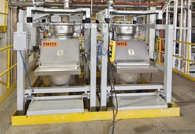 Complete plant hot-cold mixer Mixaco, AZO, Kahl, Kreyenborg Gesamtanlage Heiß - Kalt Mischer